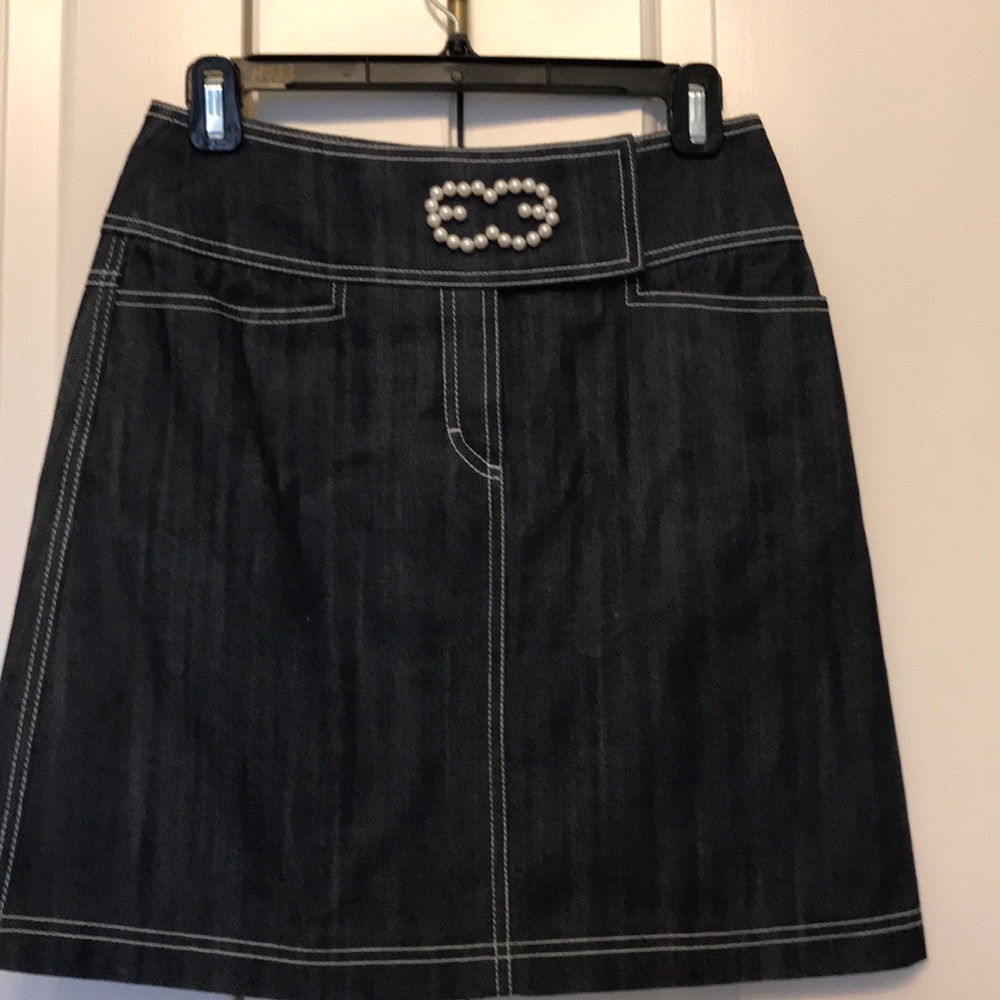 Escada denim skirt